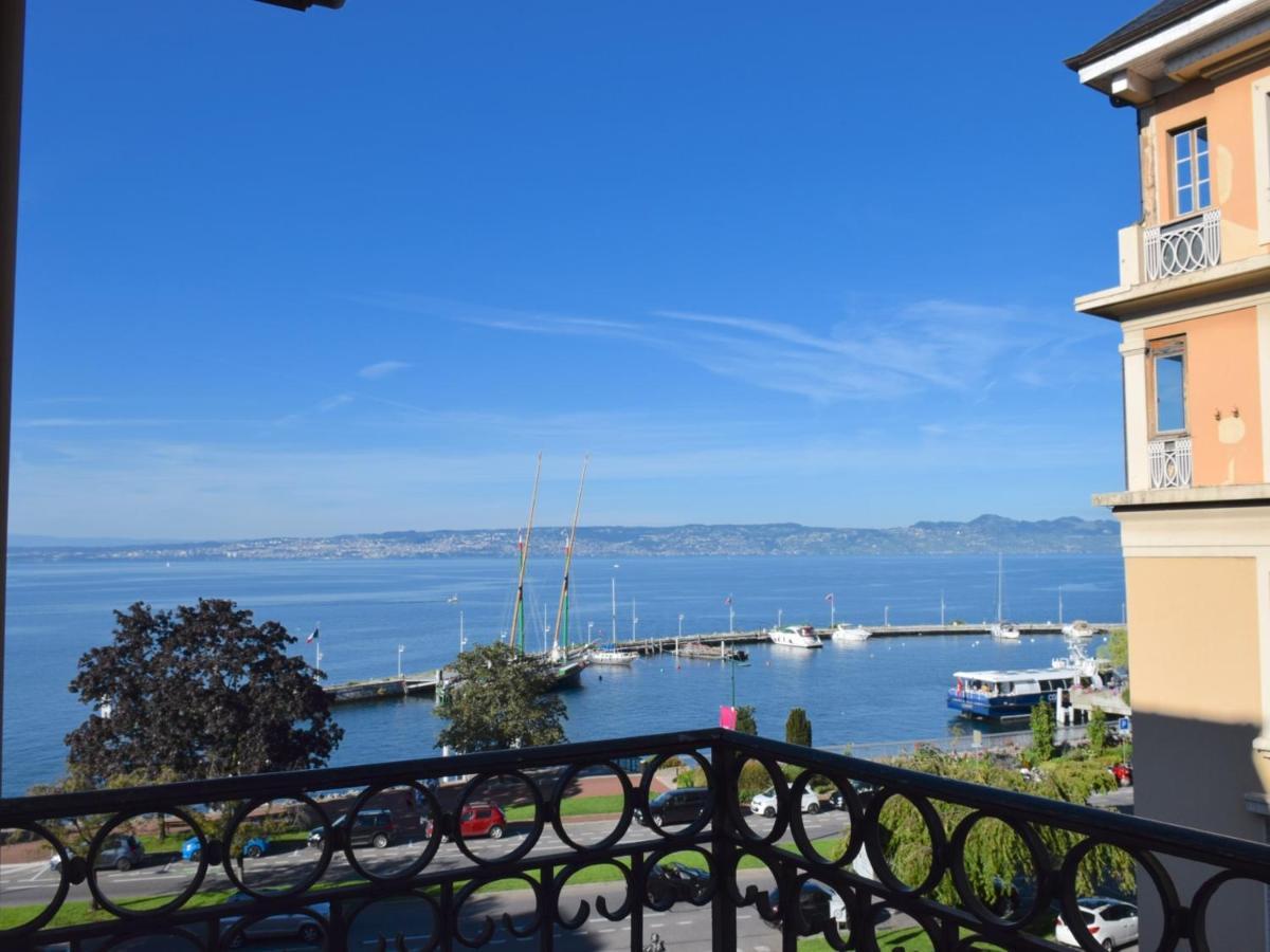 Appartement Charmant Avec Balcon, Wifi Et Animaux Admis A Evian-Les-Bains - Fr-1-498-14 ภายนอก รูปภาพ